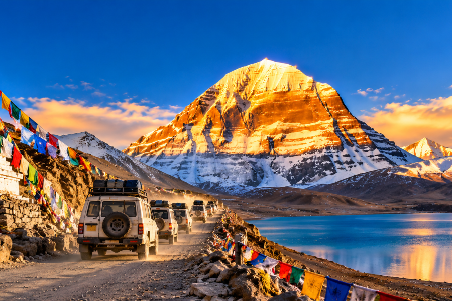 KAILASH MANSAROVAR YATRA 2027  OVERLAND TOUR VIA KATHMANDU – NYALAM – SAGA – MANASAROVAR – KAILASH