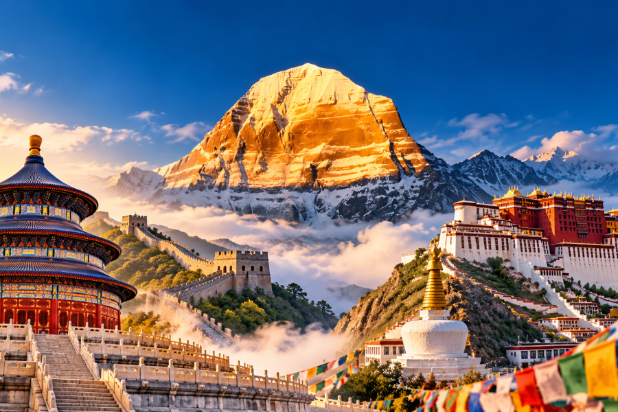KAILASH MANSAROVAR YATRA 2027 VIA BEIJING & LHASA EXIT VIA KERUNG