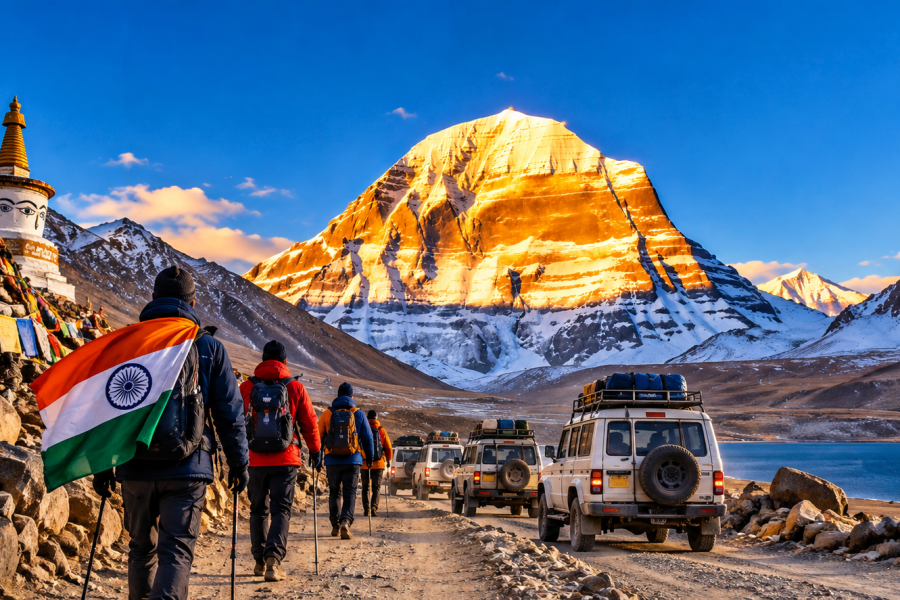 KAILASH MANSAROVAR YATRA 2027  OVERLAND TOUR FOR NRI & INDIAN PASSPORTS   14 DAYS / 13 NIGHTS KATHMANDU – NYALAM – SAGA – MANASAROVAR – KAILASH